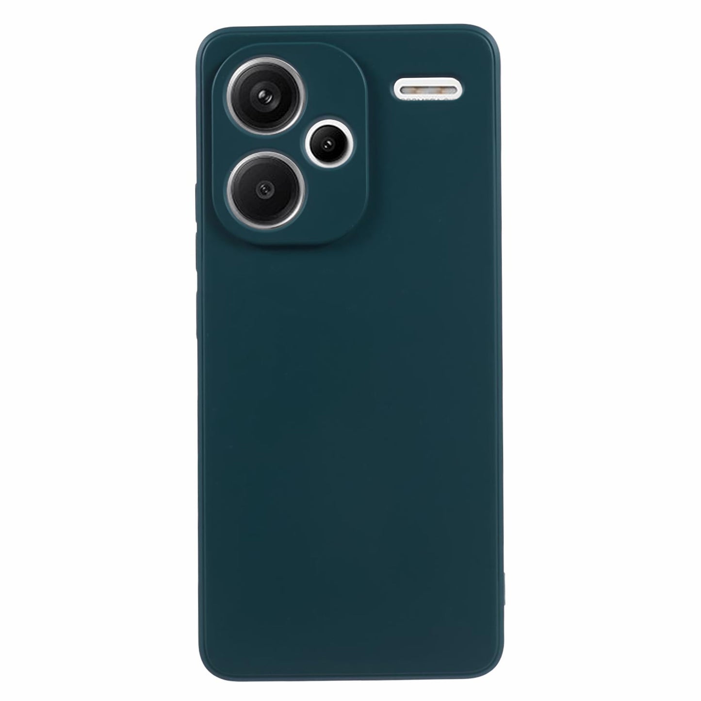 For Xiaomi Redmi Note 13 Pro+ 5G Case TPU Fiber Lining Protective Phone Cover - Army Green