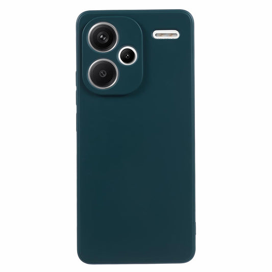 For Xiaomi Redmi Note 13 Pro+ 5G Case TPU Fiber Lining Protective Phone Cover - Army Green