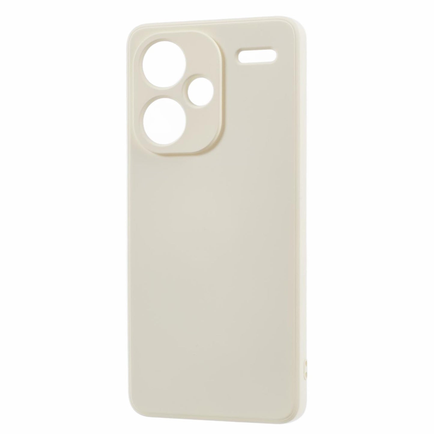 For Xiaomi Redmi Note 13 Pro+ 5G Case TPU Fiber Lining Protective Phone Cover - White