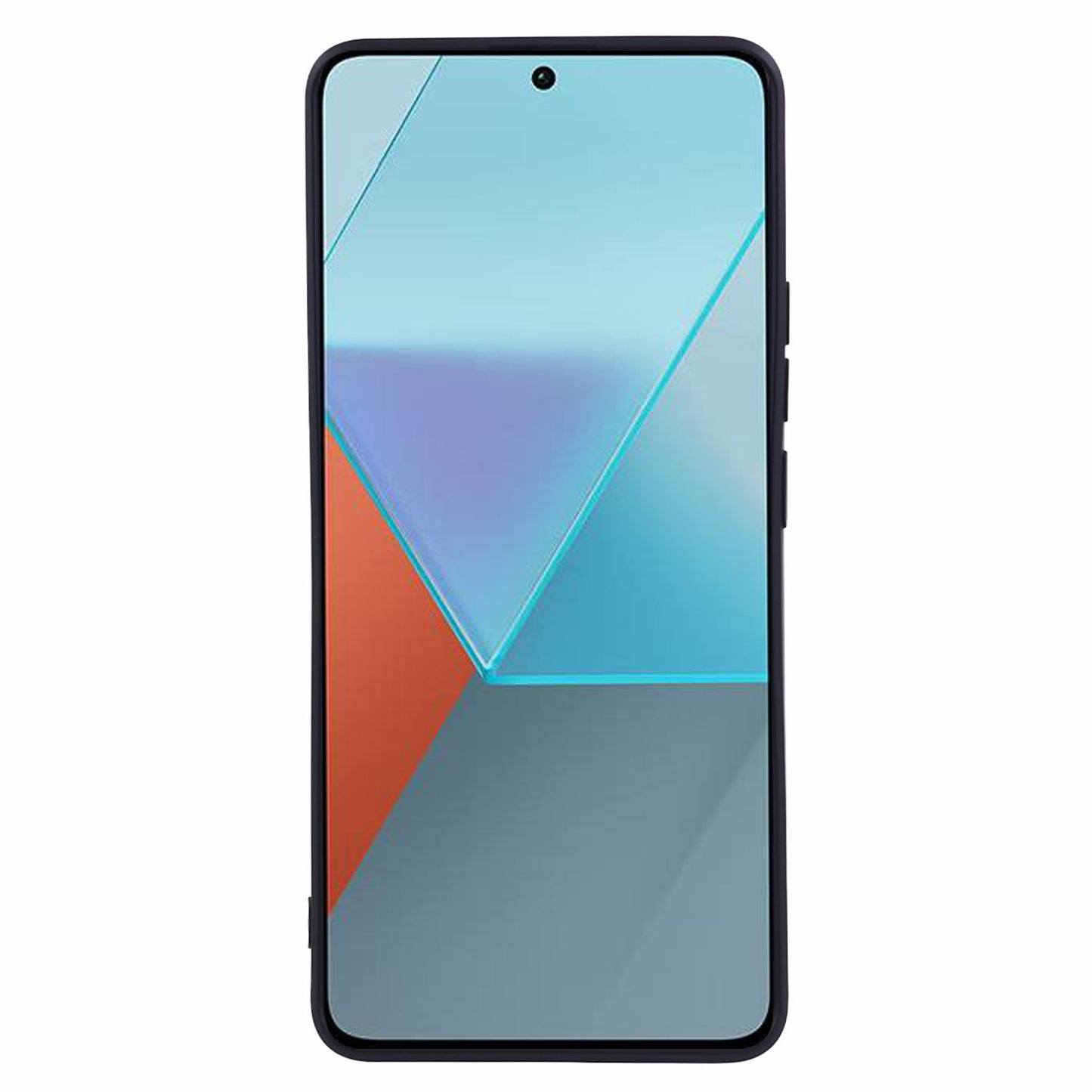 For Xiaomi Redmi Note 13 Pro+ 5G Case TPU Fiber Lining Protective Phone Cover - Black