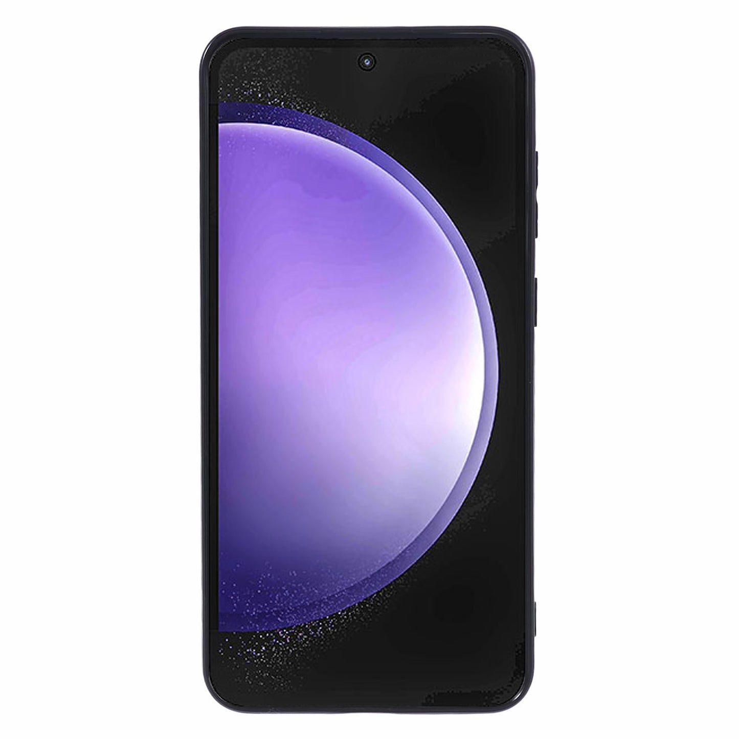 For Samsung Galaxy S24+ TPU Case Matte Precise Cutouts Phone TPU Cover - Black