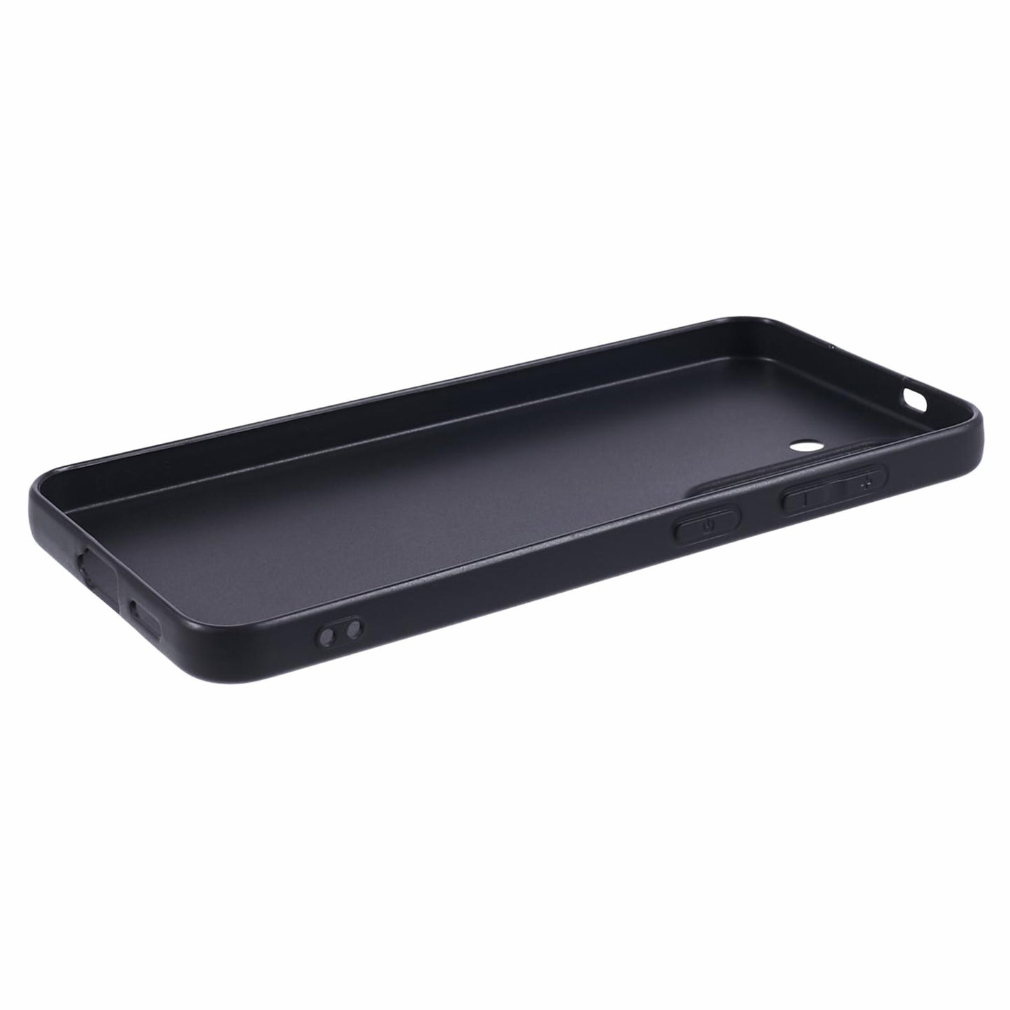 For Samsung Galaxy S24 Case Precise Cutouts Matte Soft TPU Phone Back Cover - Black