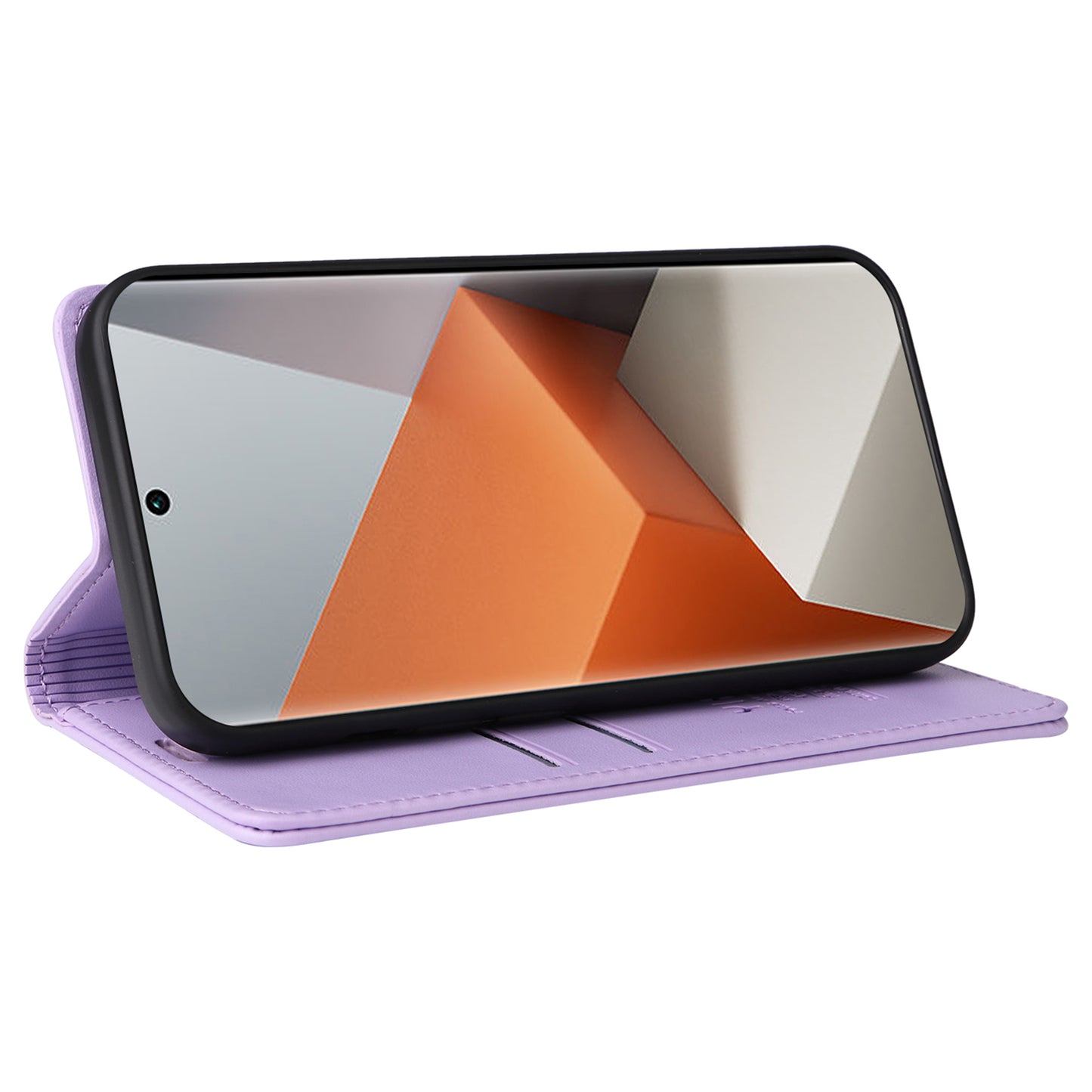 YIKATU YK-001 For Xiaomi Redmi Note 13 Pro+ 5G Case Magnetic Closing Leather Phone Cover - Light Purple
