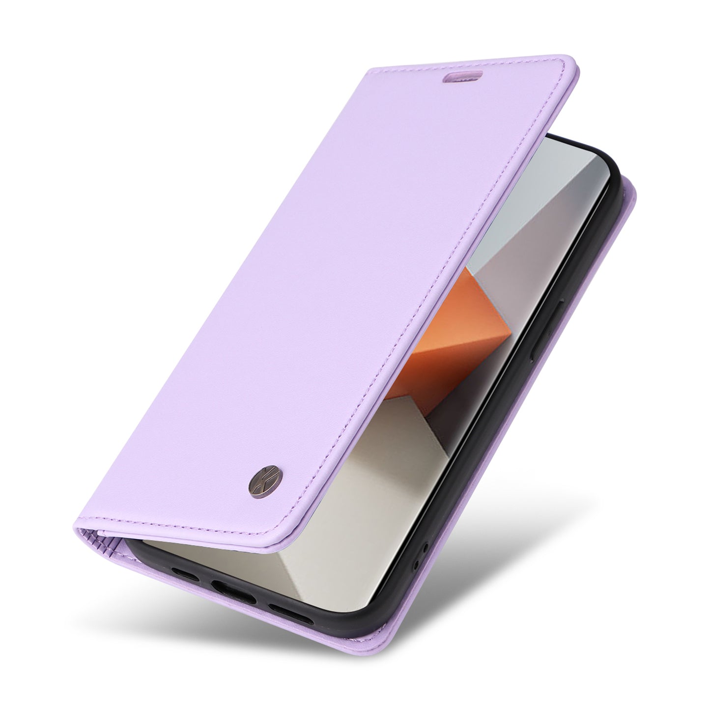 YIKATU YK-001 For Xiaomi Redmi Note 13 Pro+ 5G Case Magnetic Closing Leather Phone Cover - Light Purple
