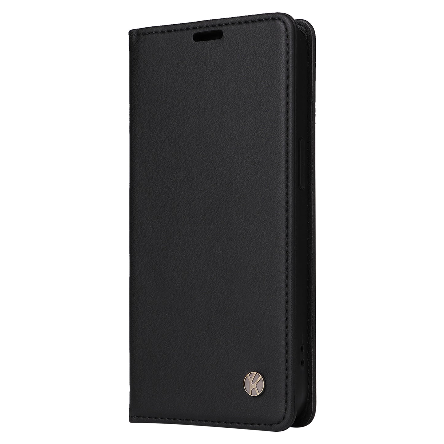 YIKATU YK-001 For Xiaomi Redmi Note 13 Pro+ 5G Case Magnetic Closing Leather Phone Cover - Black
