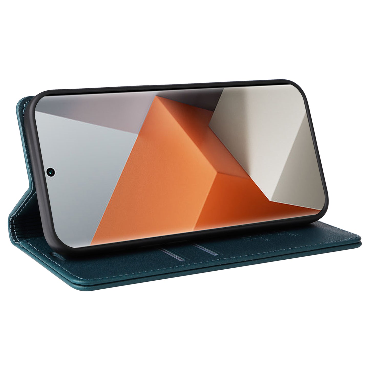 YIKATU YK-001 For Xiaomi Redmi Note 13 Pro+ 5G Case Magnetic Closing Leather Phone Cover - Green