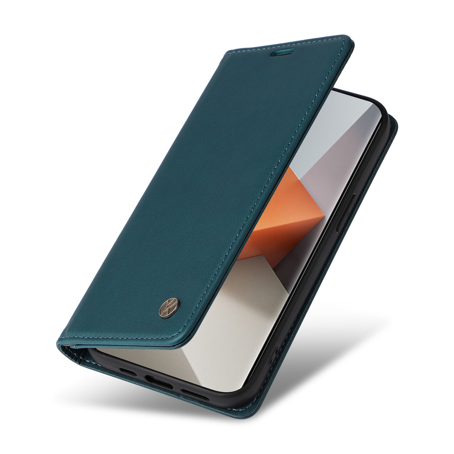 YIKATU YK-001 For Xiaomi Redmi Note 13 Pro+ 5G Case Magnetic Closing Leather Phone Cover - Green