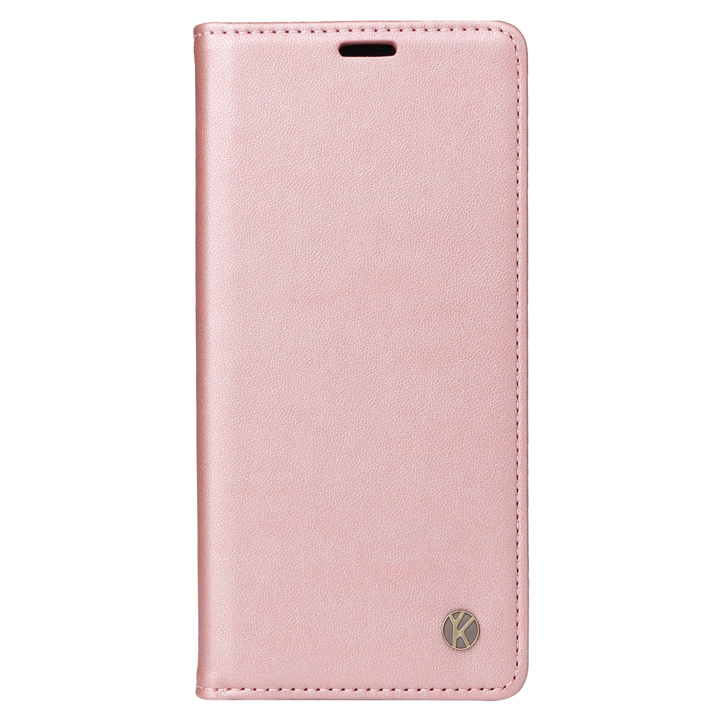 YIKATU YK-001 for Samsung Galaxy S24 Ultra Case PU Leather Magnetic Wallet Phone Cover - Rose Gold