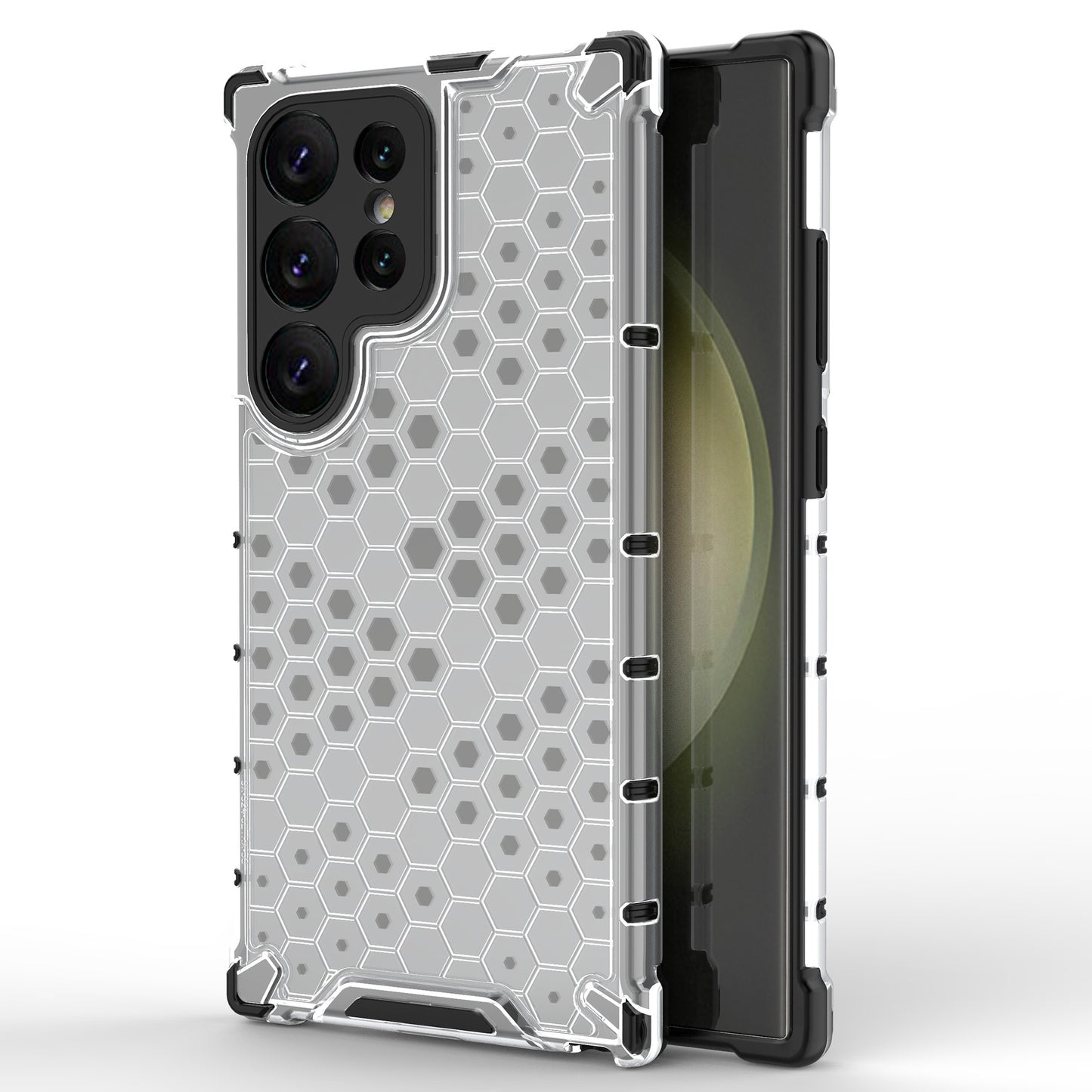 For Samsung Galaxy S24 Ultra Case Anti-drop Protective Phone Cover - Grey