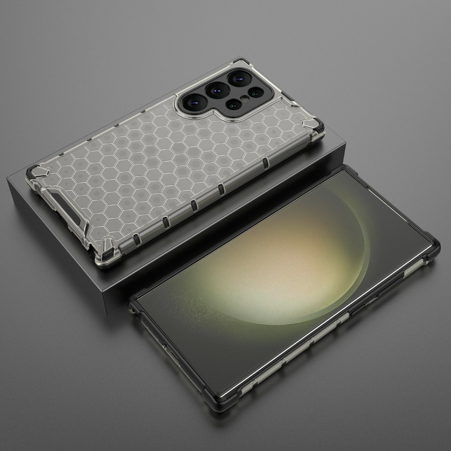 For Samsung Galaxy S24 Ultra Case Anti-drop Protective Phone Cover - Black