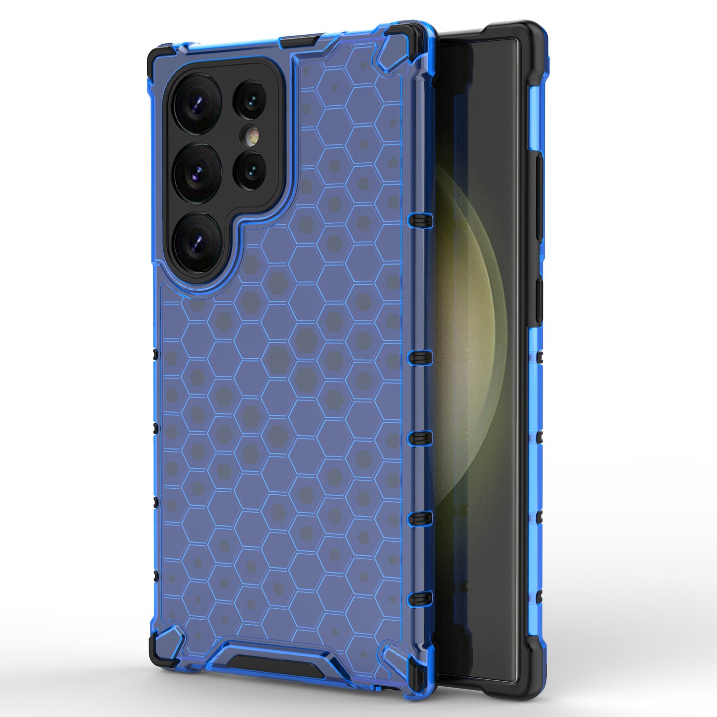 For Samsung Galaxy S24 Ultra Case Anti-drop Protective Phone Cover - Blue