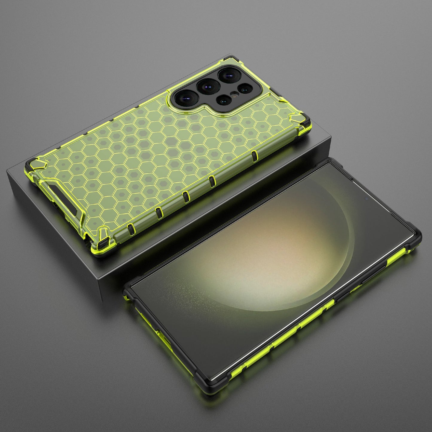 For Samsung Galaxy S24 Ultra Case Anti-drop Protective Phone Cover - Green