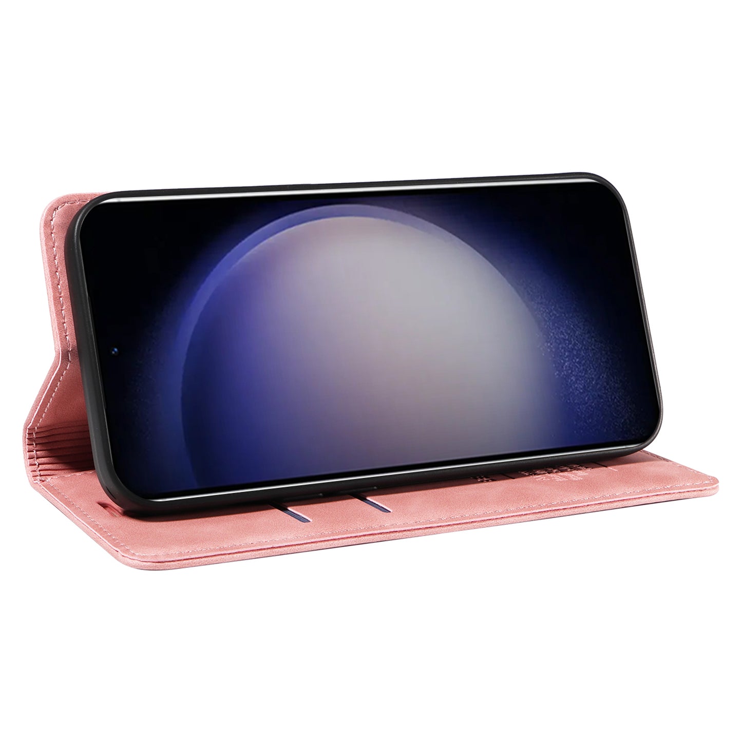 BETOPNICE 003 for Samsung Galaxy S24 Case RFID Blocking Shockproof Protection Phone Cover - Pink