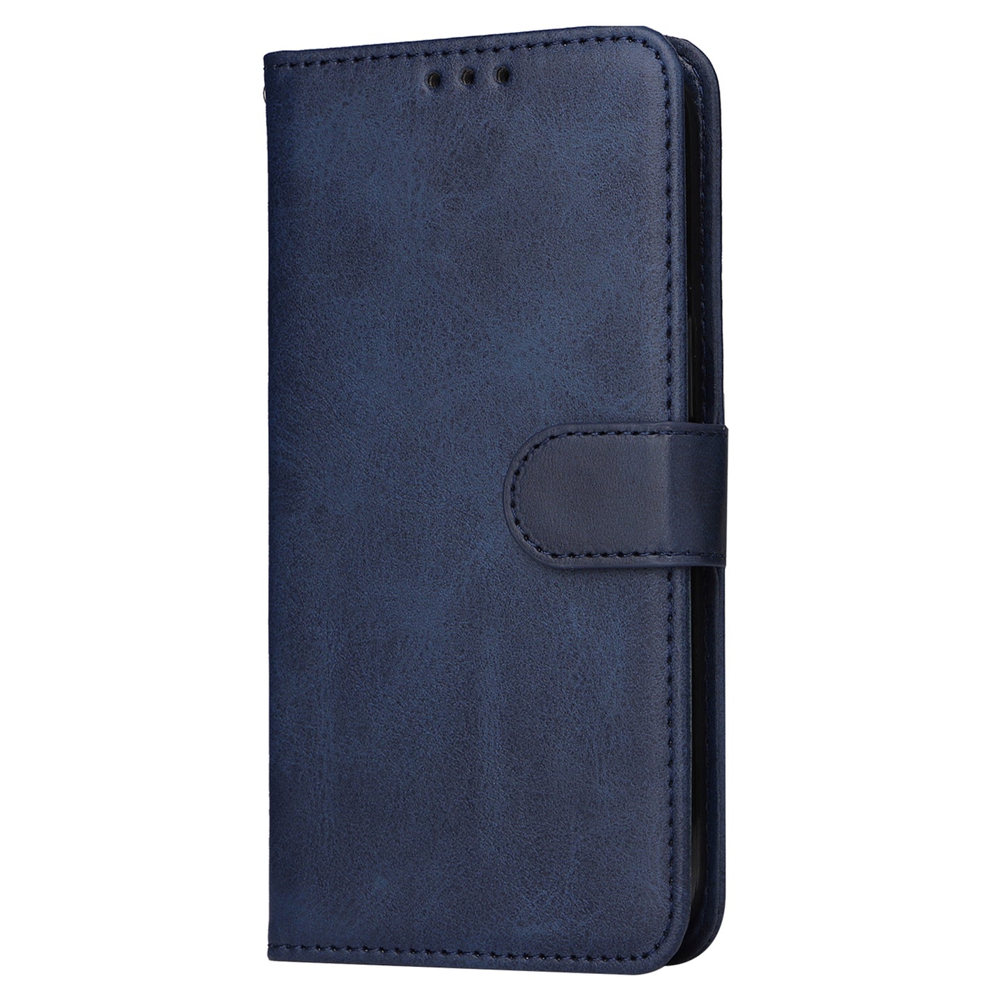 For Samsung Galaxy S24 Ultra Case Flip Stand PU Leather Protective Phone Cover - Blue