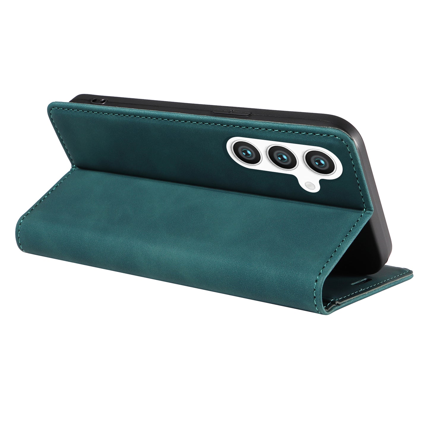 BETOPNICE 003 for Samsung Galaxy S24+ Case RFID Blocking Stand Leather Phone Cover - Green