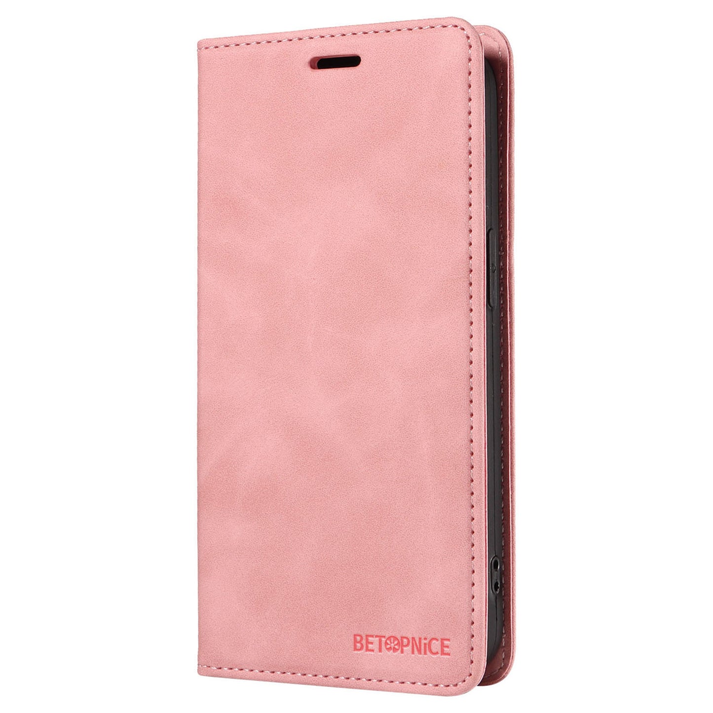 BETOPNICE 003 for Samsung Galaxy S24+ Case RFID Blocking Stand Leather Phone Cover - Pink