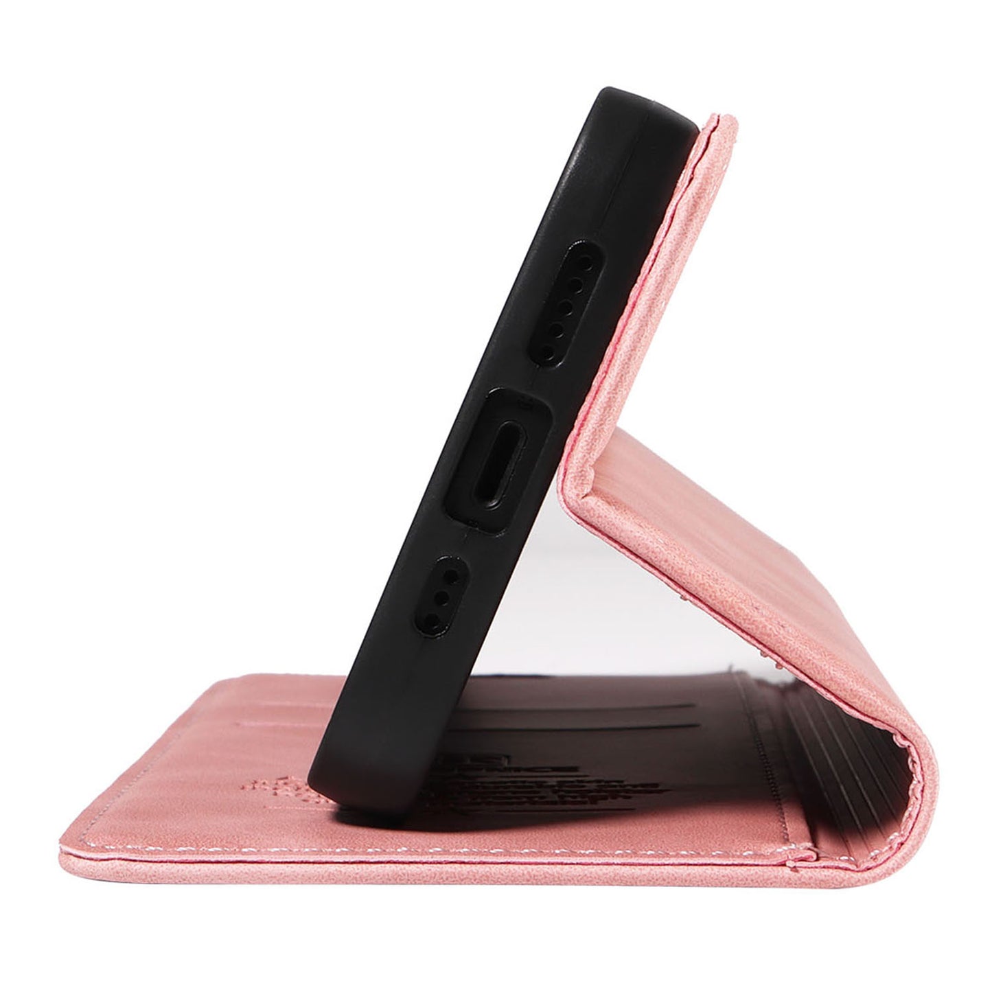 BETOPNICE 003 for Samsung Galaxy S24 Ultra Case Flip Wallet RFID Blocking Phone Cover - Pink
