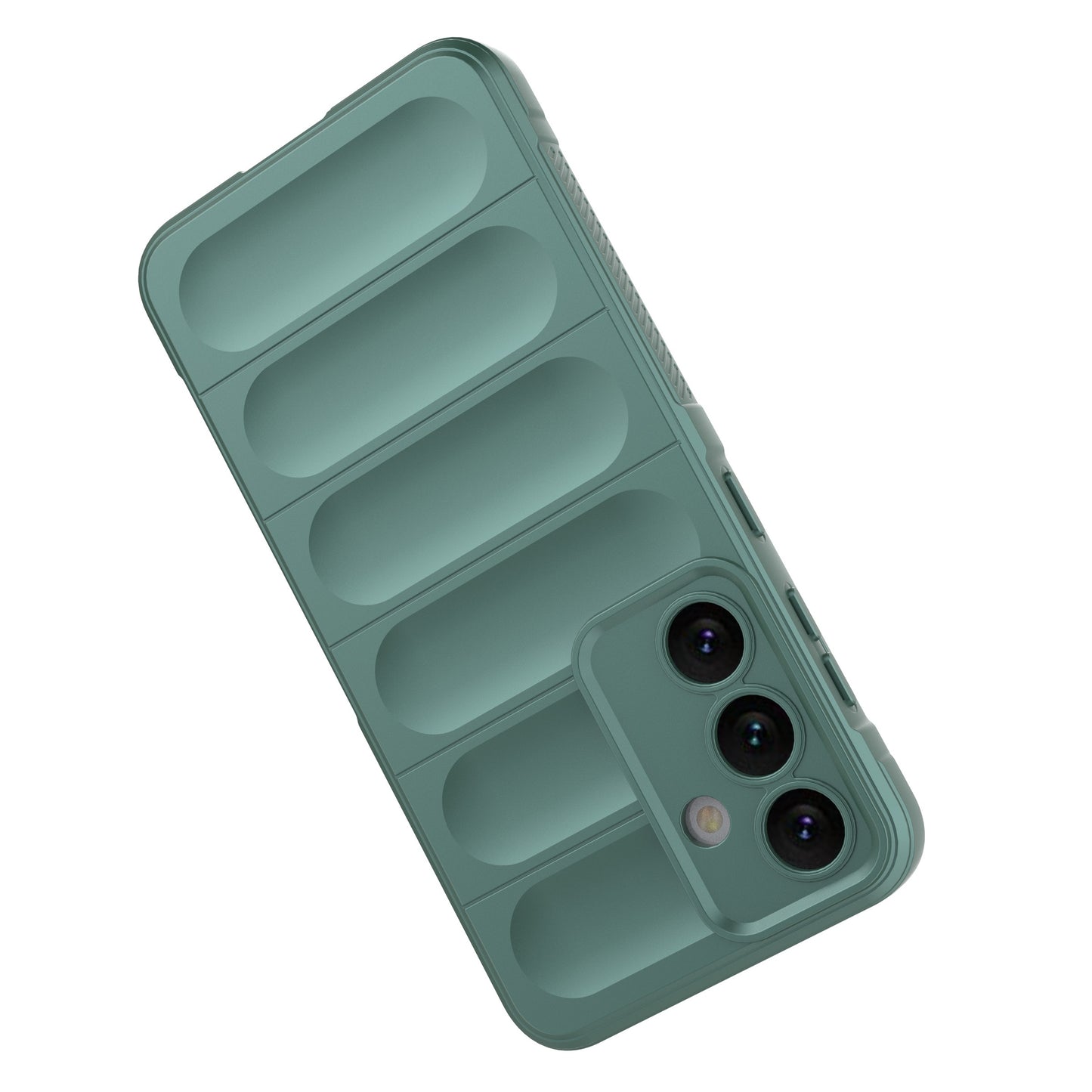 For Samsung Galaxy S24 Case Rugged Soft TPU Mobile Phone Cover - Green