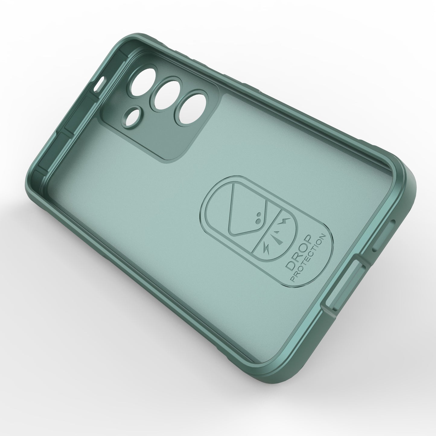 For Samsung Galaxy S24 Case Rugged Soft TPU Mobile Phone Cover - Green