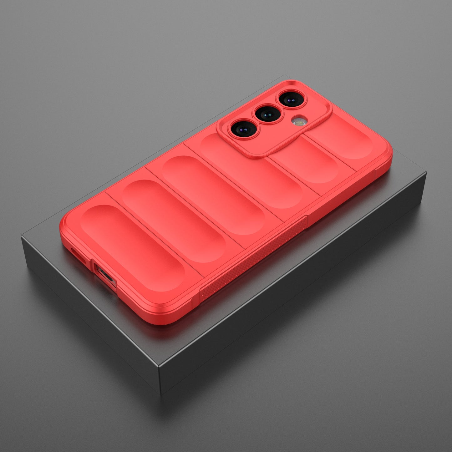 For Samsung Galaxy S24+ TPU Case Rugged Protective Phone Cover - Red