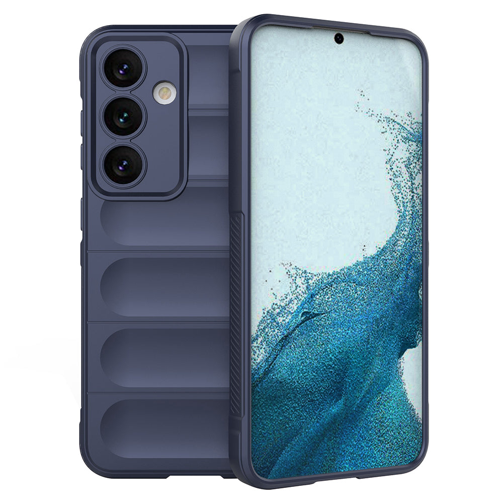 For Samsung Galaxy S24+ TPU Case Rugged Protective Phone Cover - Dark Blue