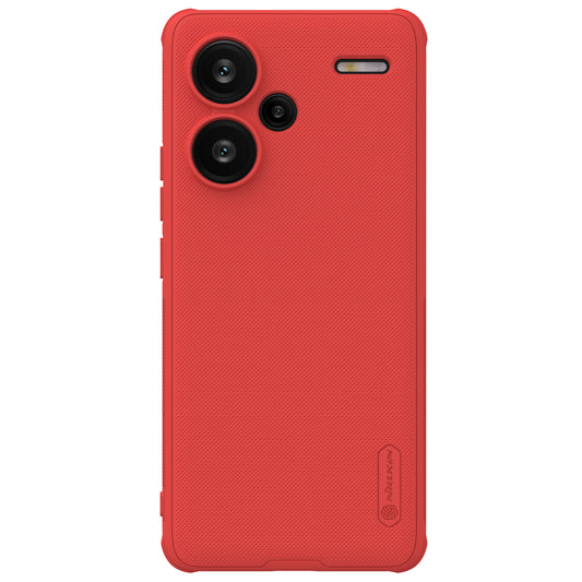 NILLKIN Super Frosted Shield Pro for Xiaomi Redmi Note 13 Pro+ 5G Case PC+TPU Protective Cover - Red