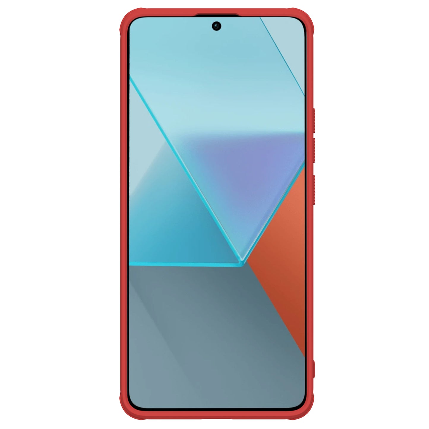 NILLKIN Super Frosted Shield Pro for Xiaomi Redmi Note 13 Pro+ 5G Case PC+TPU Protective Cover - Red
