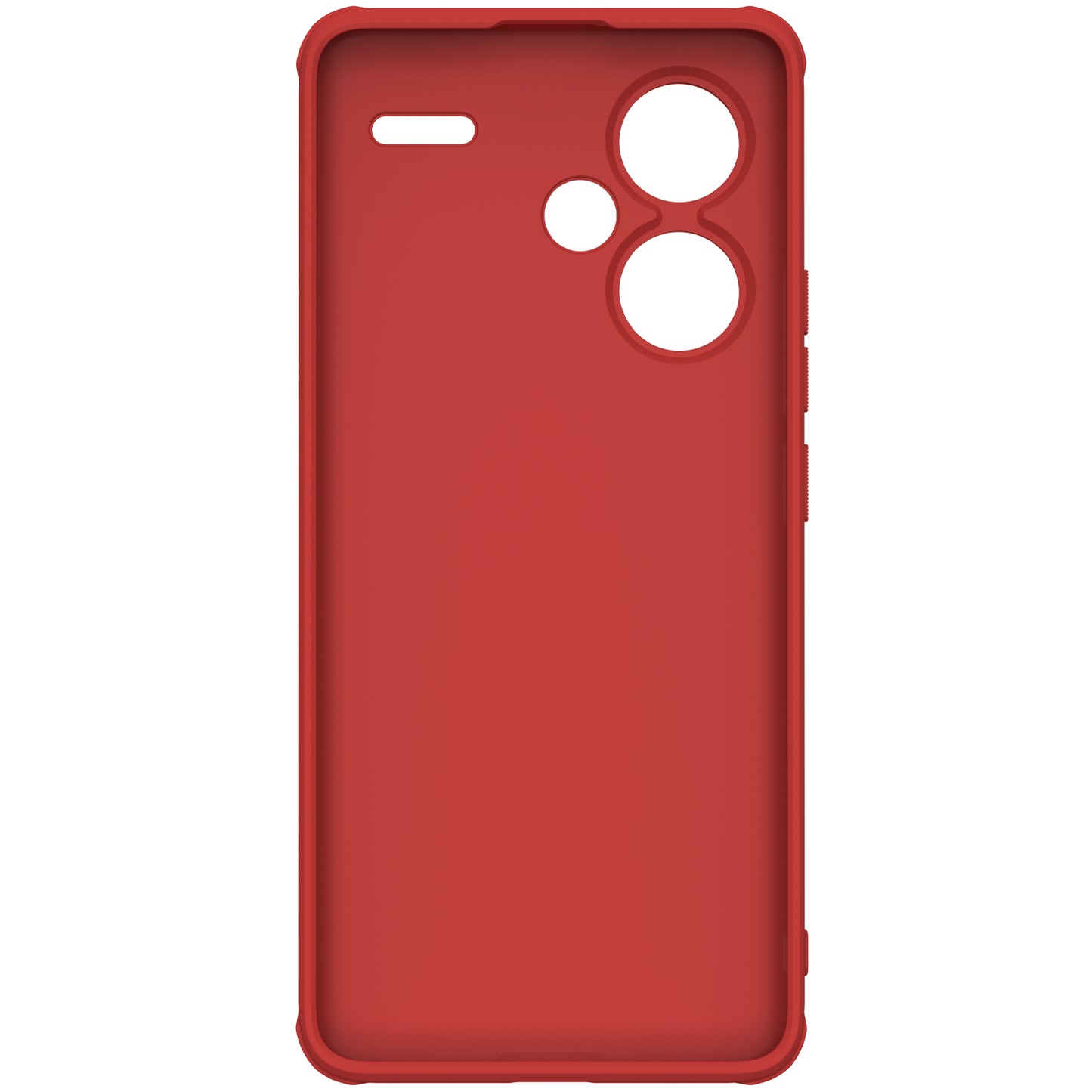 NILLKIN Super Frosted Shield Pro for Xiaomi Redmi Note 13 Pro+ 5G Case PC+TPU Protective Cover - Red