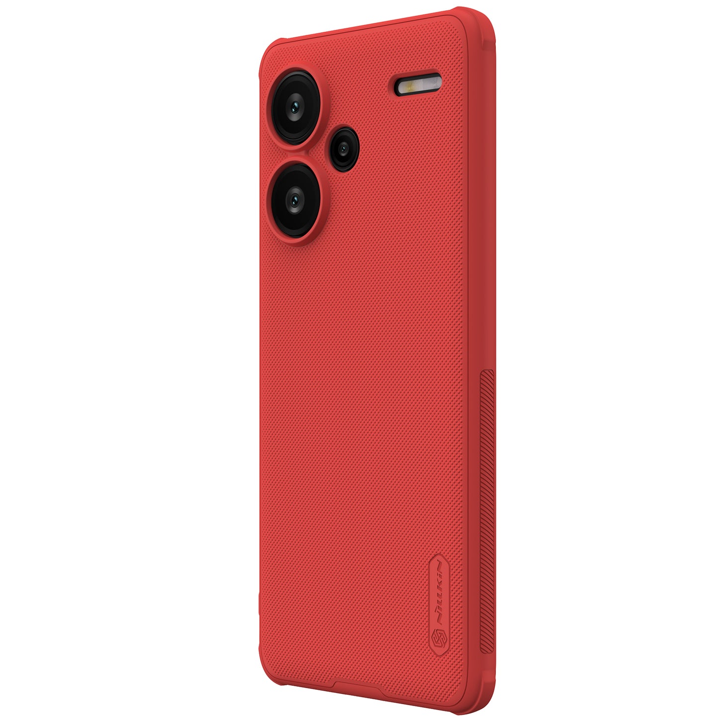 NILLKIN Super Frosted Shield Pro for Xiaomi Redmi Note 13 Pro+ 5G Case PC+TPU Protective Cover - Red