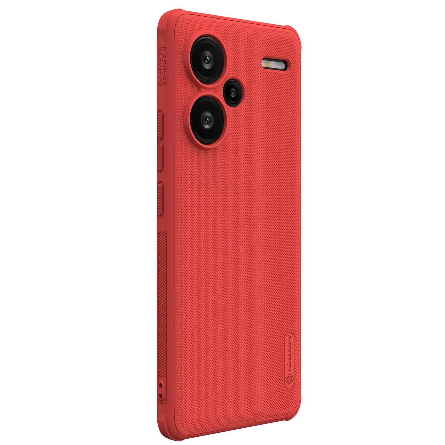 NILLKIN Super Frosted Shield Pro for Xiaomi Redmi Note 13 Pro+ 5G Case PC+TPU Protective Cover - Red