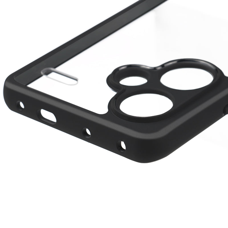 For Xiaomi Redmi Note 13 Pro+ 5G Slim-Fit TPU + PC Clear Phone Cover Dustproof Phone Shell Case