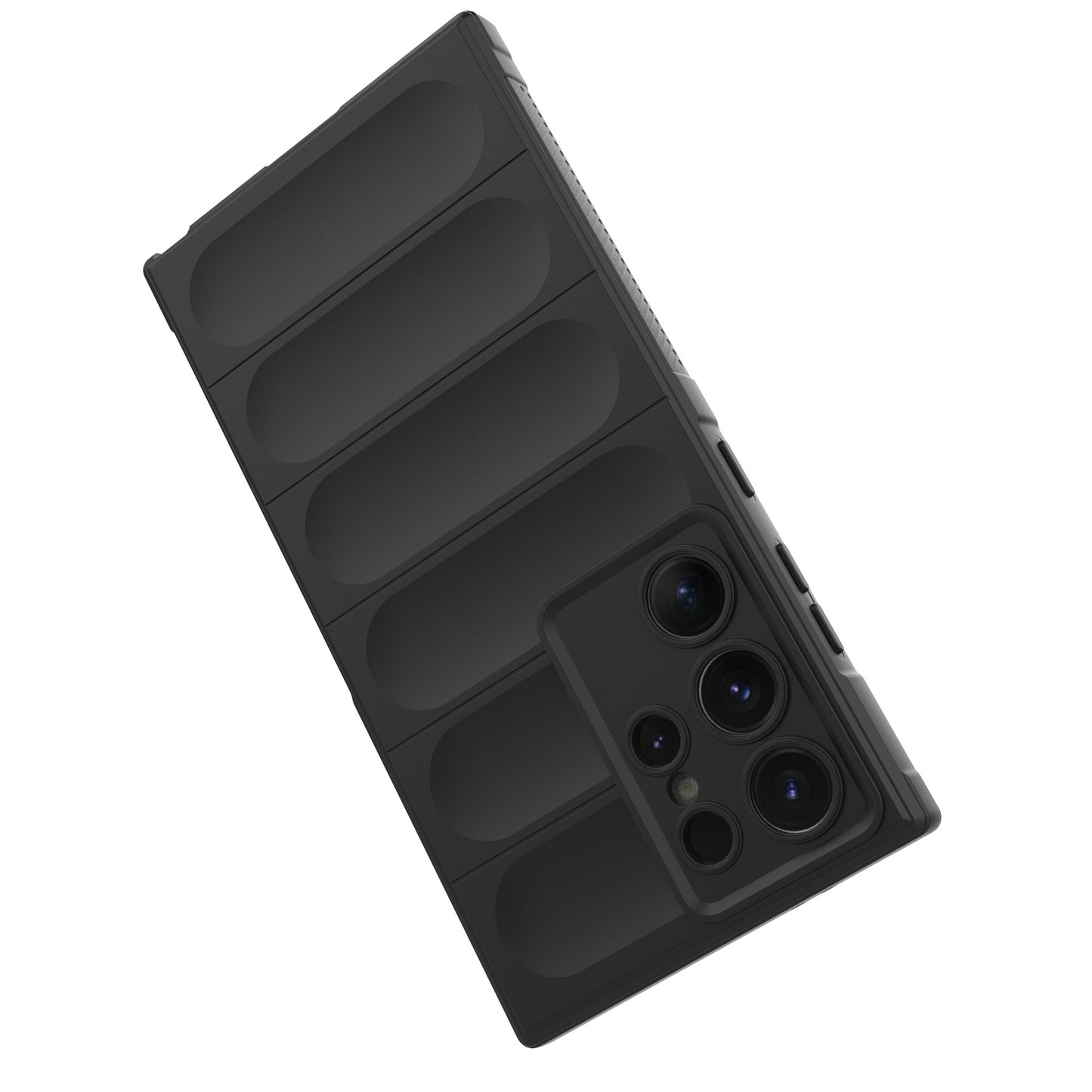 For Samsung Galaxy S24 Ultra Case Drop-proof Phone TPU Cover - Black