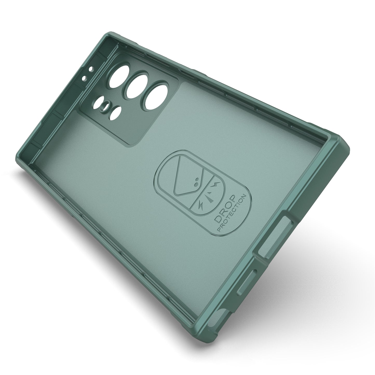 For Samsung Galaxy S24 Ultra Case Drop-proof Phone TPU Cover - Green