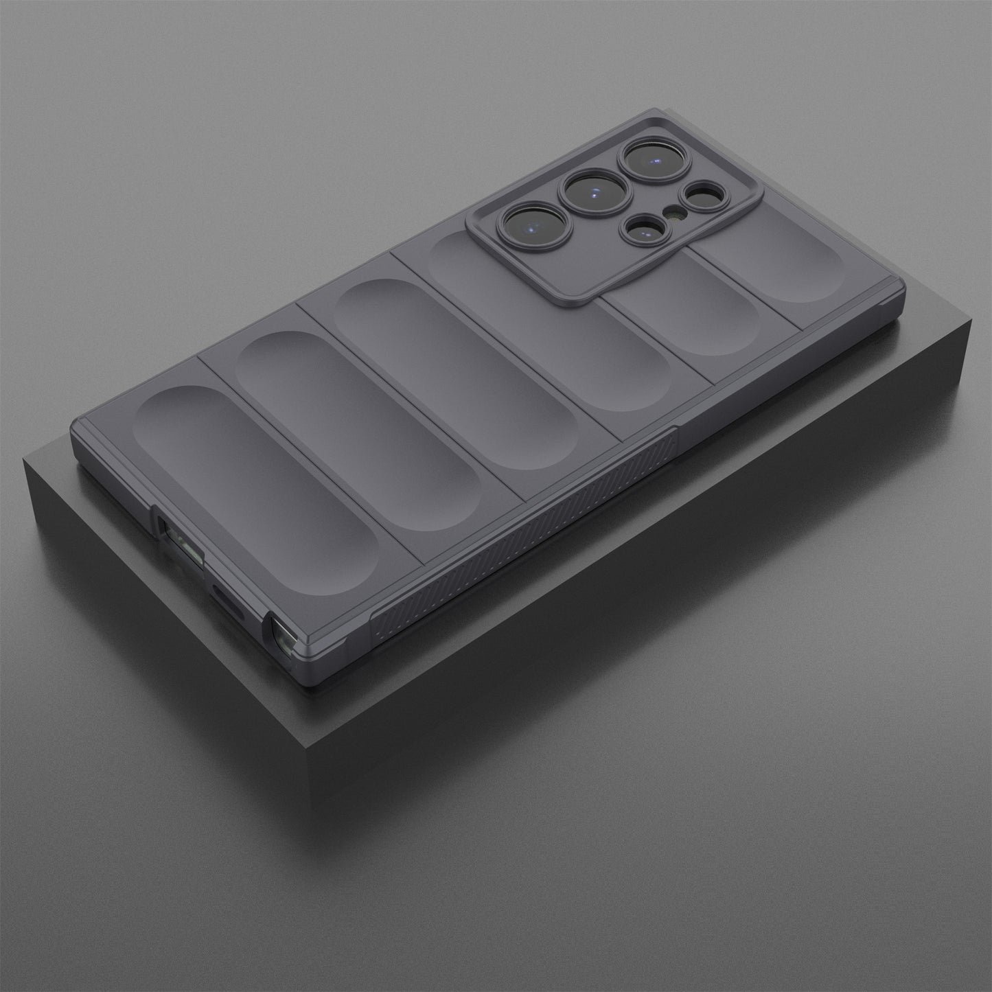 For Samsung Galaxy S24 Ultra Case Drop-proof Phone TPU Cover - Dark Grey