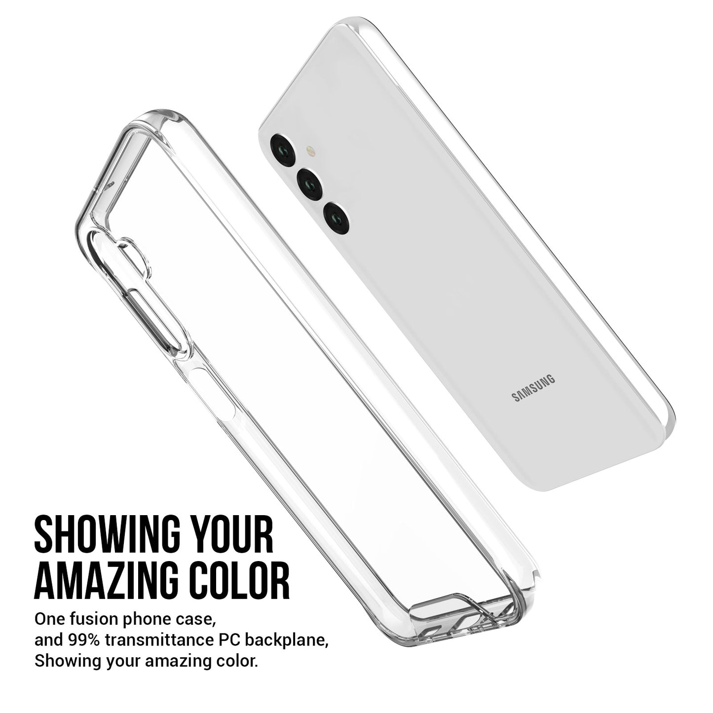 Space Series for Samsung Galaxy S24+ Case Anti-yellowing TPU+PC Military Grade Fall-resistant Phone Cover