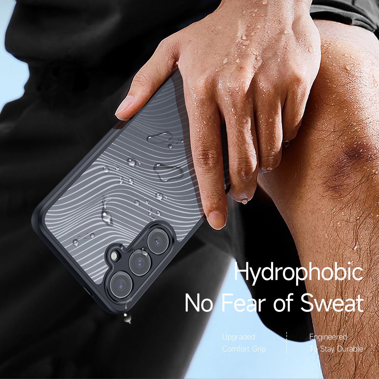 DUX DUCIS Aimo Series TPU+PC Case for Samsung Galaxy S24 Case Anti-Drop Matte Phone Cover (REACH Certification) - Black