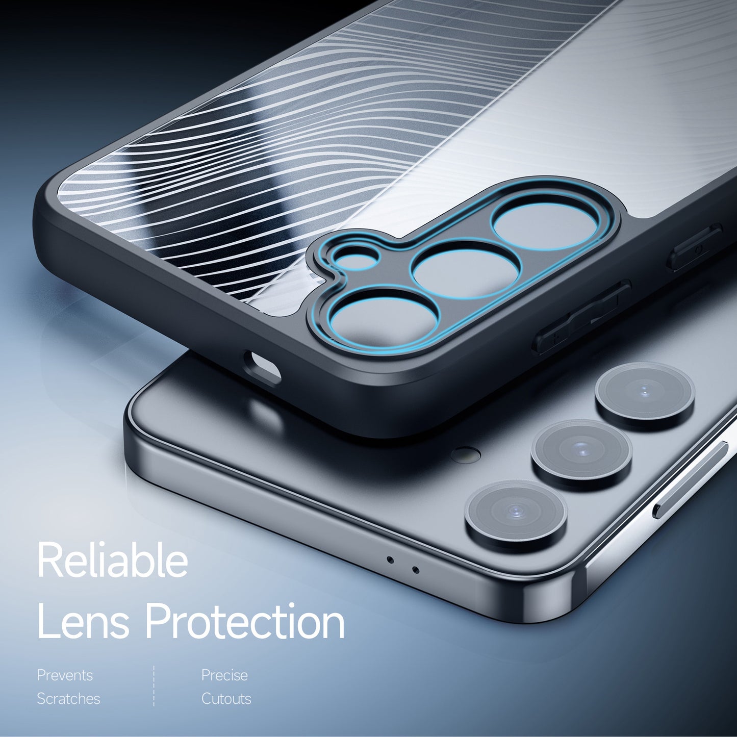 DUX DUCIS Aimo Series TPU+PC Case for Samsung Galaxy S24 Case Anti-Drop Matte Phone Cover (REACH Certification) - Black