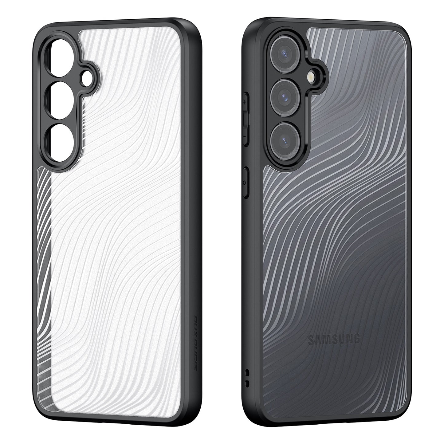 DUX DUCIS Aimo Series Shockproof Case for Samsung Galaxy S24+ Case TPU+PC Matte Phone Protector (REACH Certification) - Black