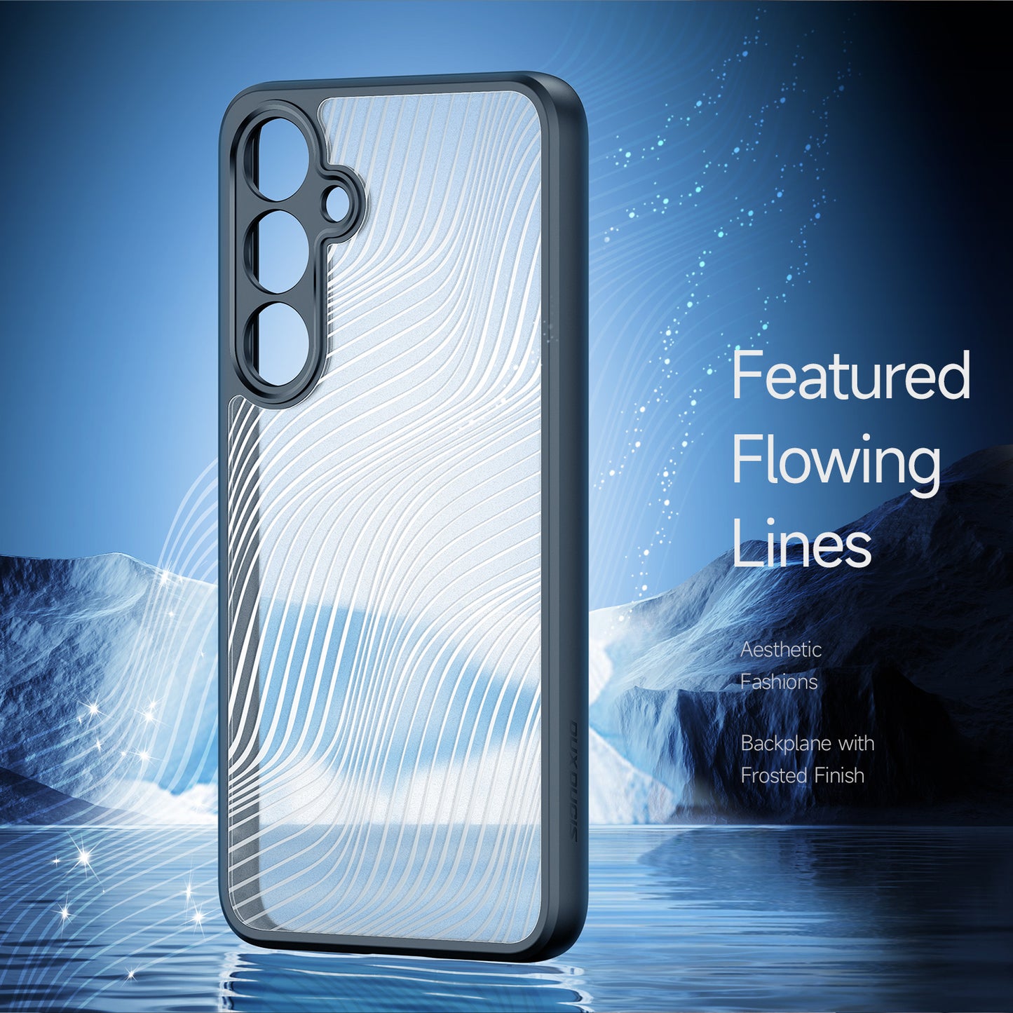 DUX DUCIS Aimo Series Shockproof Case for Samsung Galaxy S24+ Case TPU+PC Matte Phone Protector (REACH Certification) - Black