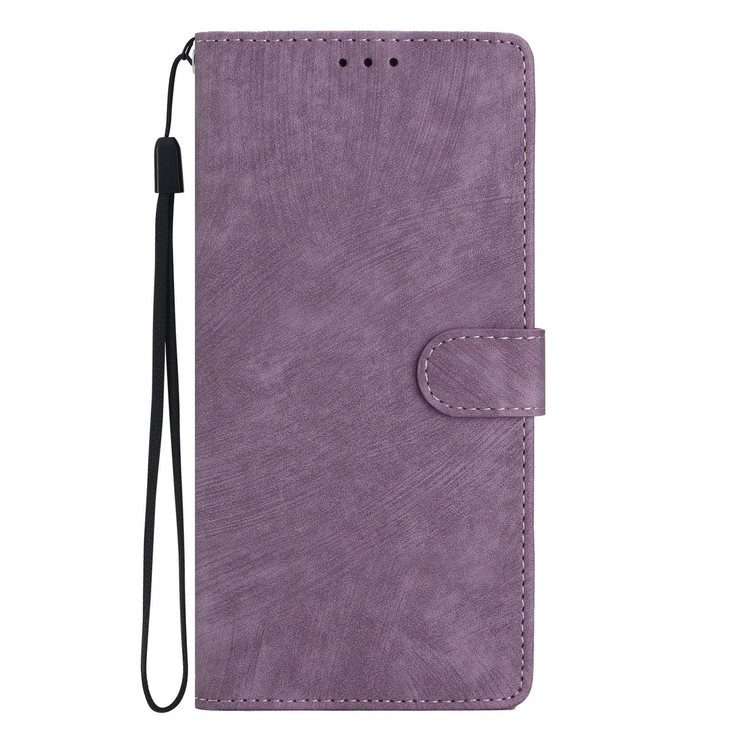 For Samsung Galaxy S24 Case Leather Wallet Stand Phone Cover - Purple