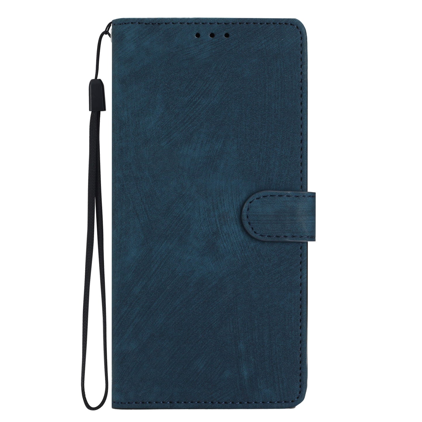 For Samsung Galaxy S24 Ultra Case Skin-touch Wallet Leather Phone Cover - Blue