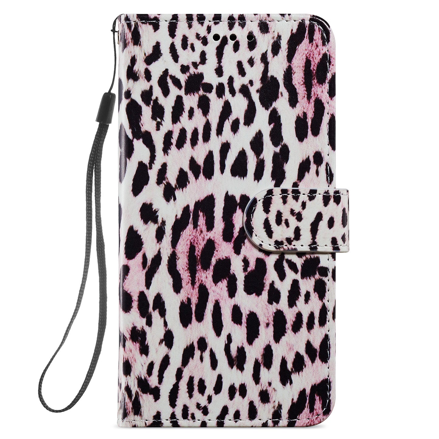 For Samsung Galaxy S24+ Case Pattern Printing PU Leather Wallet Phone Cover - Leopard