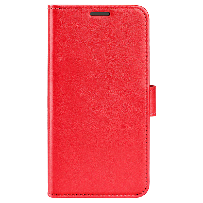 For Samsung Galaxy S24 Case Flip PU Leather Wallet Phone Cover - Red