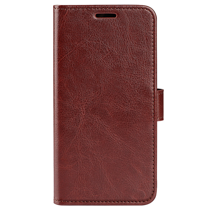 For Samsung Galaxy S24 Case Flip PU Leather Wallet Phone Cover - Brown