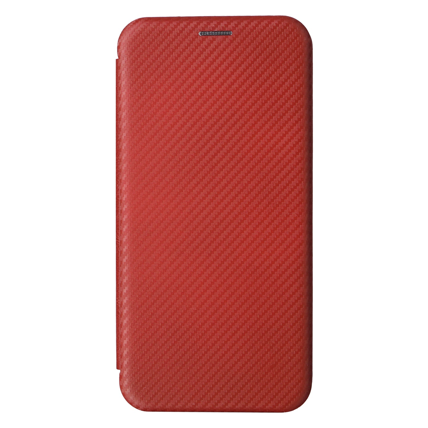 For Samsung Galaxy S24 Case Anti-scratch Phone Leather Cover with Card Holder - Red