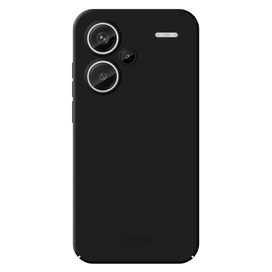 MOFI JK Qin Series For Xiaomi Redmi Note 13 Pro+ Case Matte TPU+Acrylic Phone Back Cover - Black