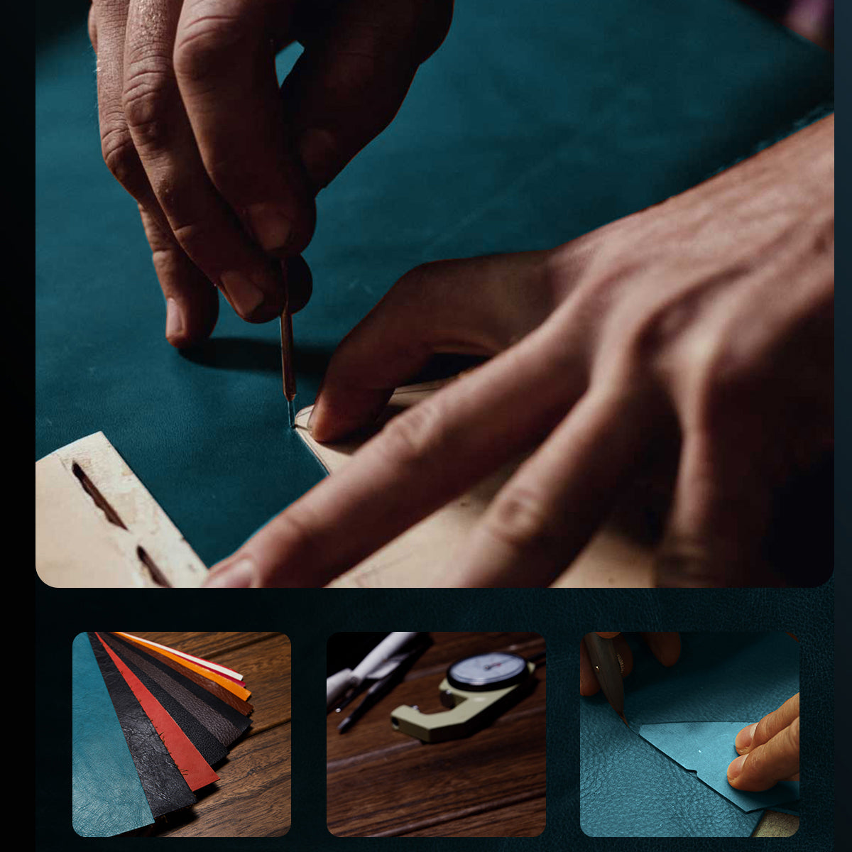 For Samsung Galaxy S24 Ultra Case Anti-scratch Leather Electroplating Stand Phone Cover - Sapphire