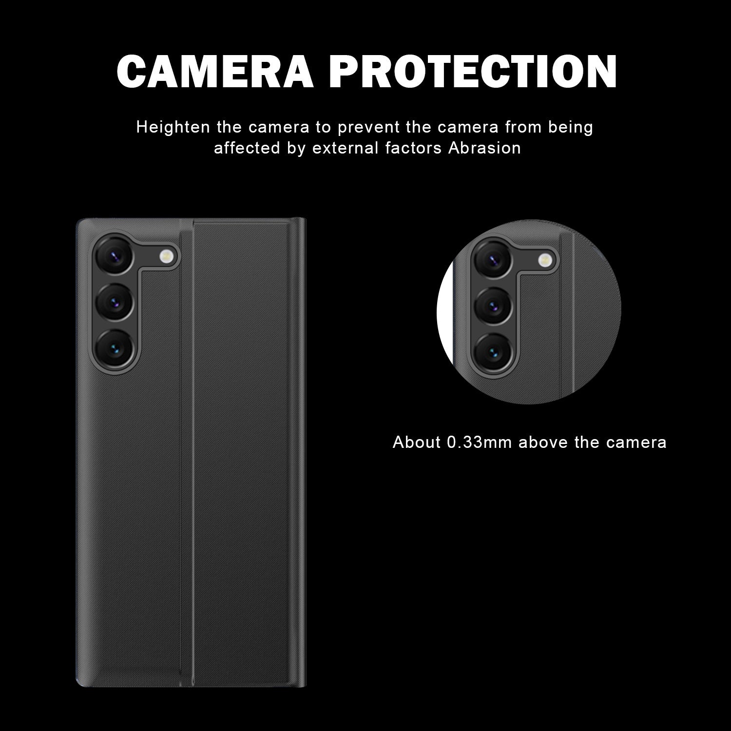 For Samsung Galaxy S24 Case View Window Scratch-resistant PU Leather Flip Stand Phone Protector - Silver