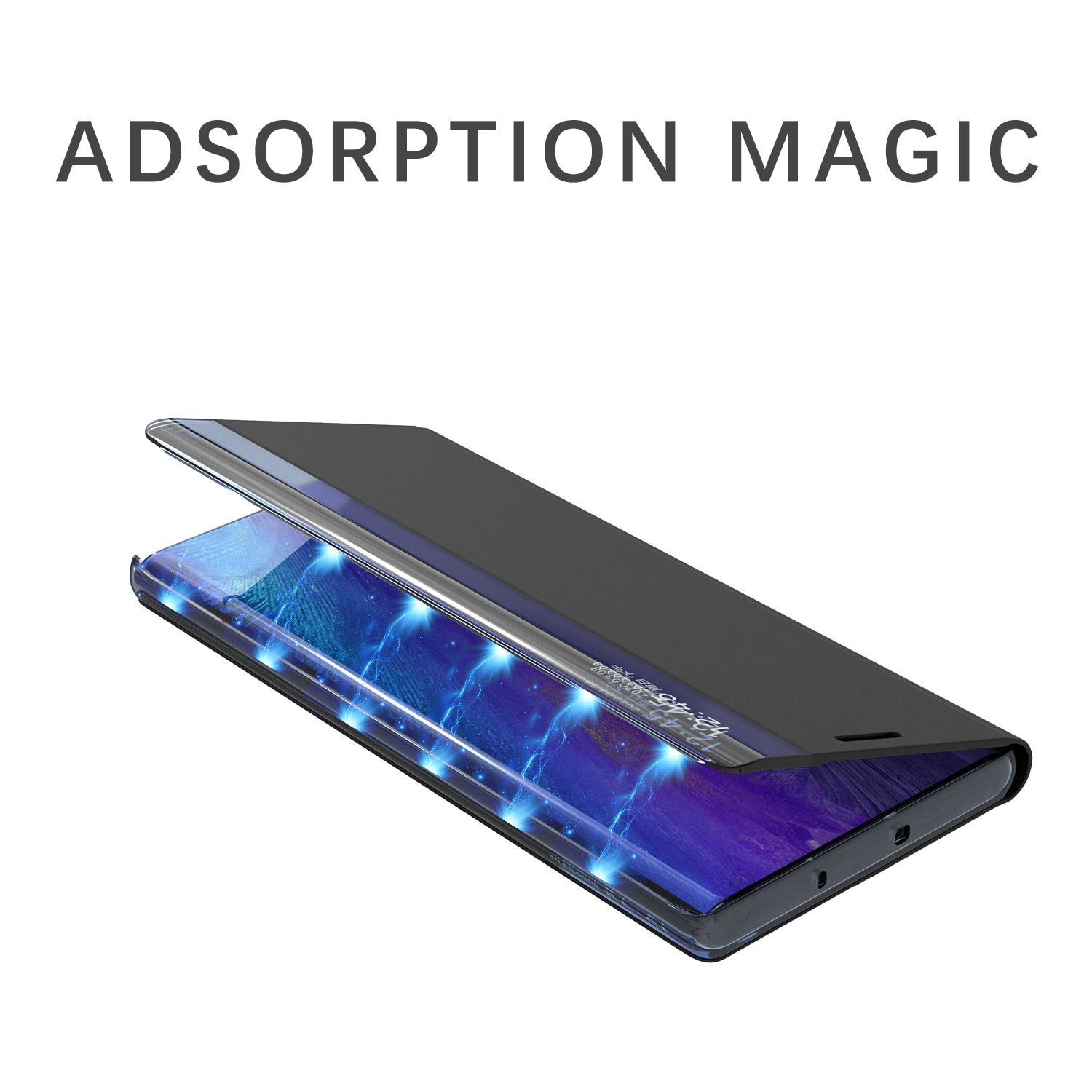 For Samsung Galaxy S24 Case View Window Scratch-resistant PU Leather Flip Stand Phone Protector - Silver