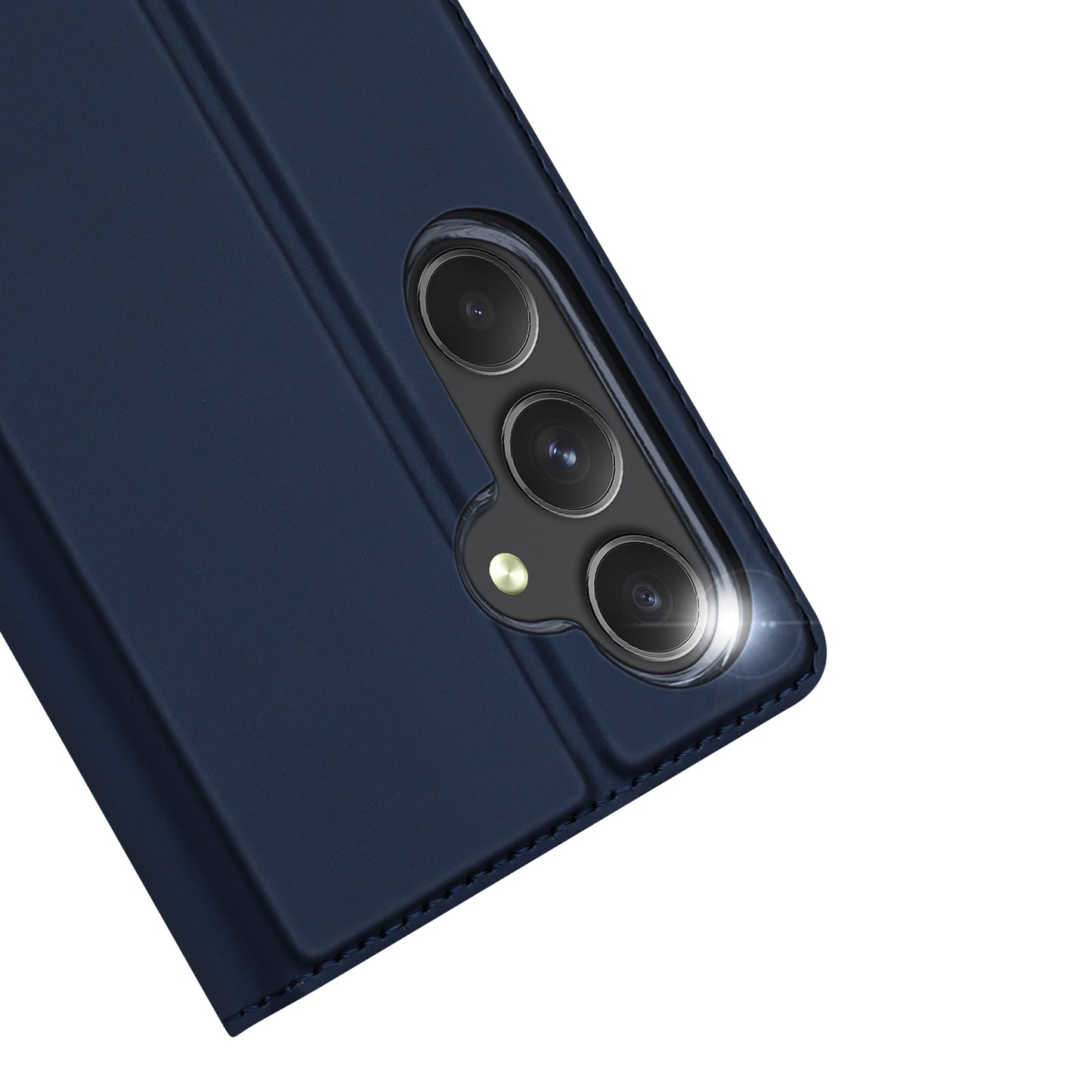 DUX DUCIS Skin Pro Series For Samsung Galaxy S24+ Case Card Holder Leather Cover - Blue